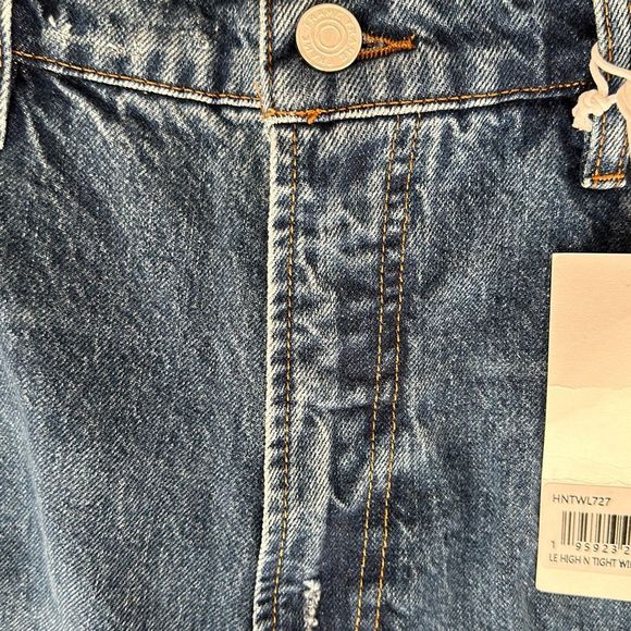 FRAME Le High 'N' Tight Wide-Leg Jeans Size 32 - Picture 6 of 11
